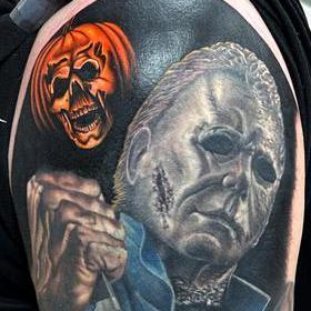 Michael Myers Tattoo Design Thumbnail